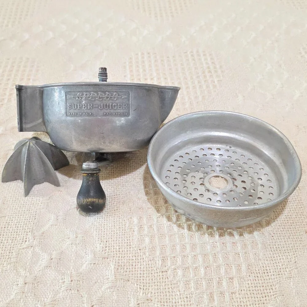 Vintage Central States Mfg Co SPEEDO SUPER JUICER MCM Retro Citrus Hand Crank